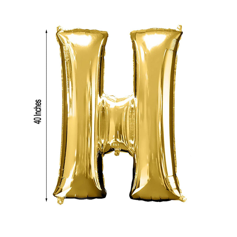 40" Mylar Foil Balloon - Gold Letters