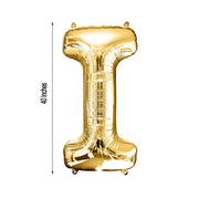 40" Mylar Foil Balloon - Gold Letters