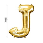 40" Mylar Foil Balloon - Gold Letters