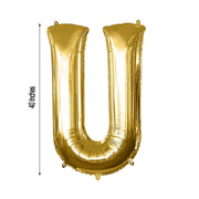 40" Mylar Foil Balloon - Gold Letters
