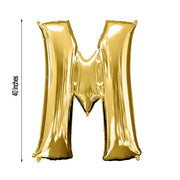 40" Mylar Foil Balloon - Gold Letters