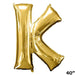 40" Mylar Foil Balloon - Gold Letters BLOON_40G_K