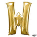 40" Mylar Foil Balloon - Gold Letters BLOON_40G_W