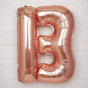 40" Mylar Foil Balloon - Rose Gold Letters