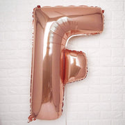 40" Mylar Foil Balloon - Rose Gold Letters