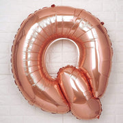 40" Mylar Foil Balloon - Rose Gold Letters
