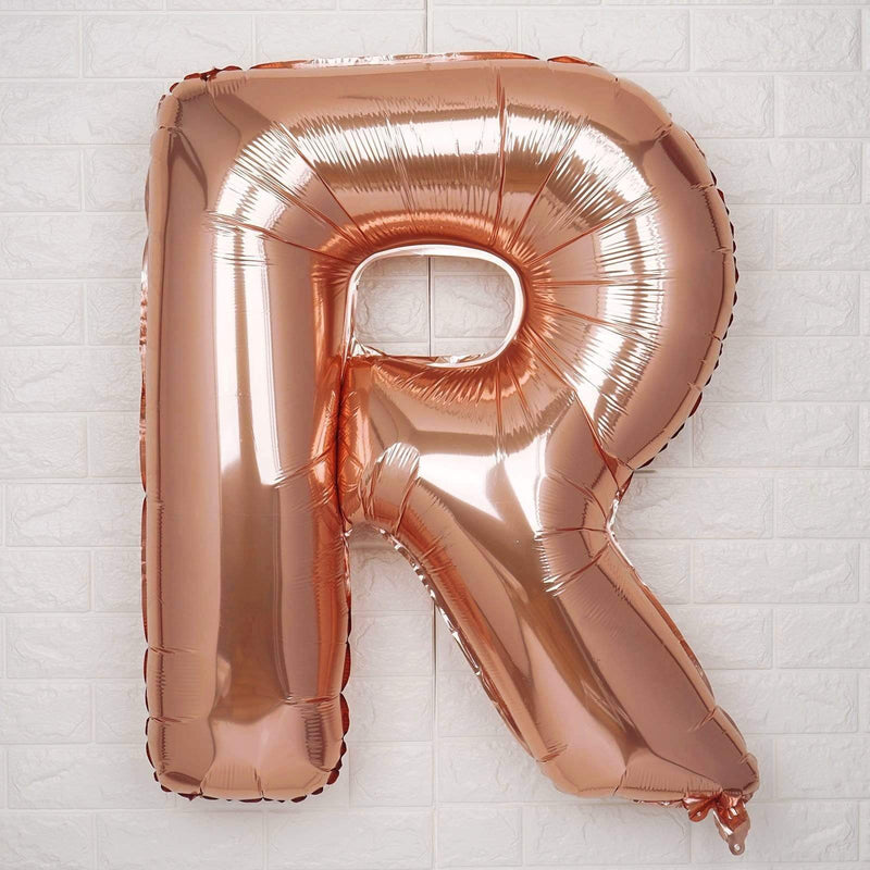 40" Mylar Foil Balloon - Rose Gold Letters