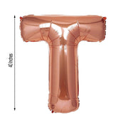 40" Mylar Foil Balloon - Rose Gold Letters
