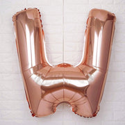 40" Mylar Foil Balloon - Rose Gold Letters