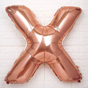 40" Mylar Foil Balloon - Rose Gold Letters