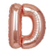 40" Mylar Foil Balloon - Rose Gold Letters BLOON_40RG_D
