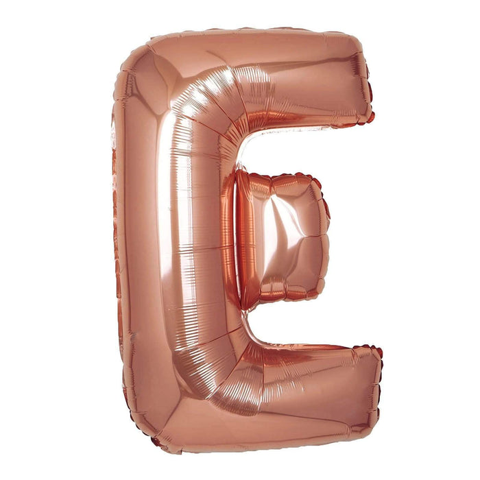 40" Mylar Foil Balloon - Rose Gold Letters BLOON_40RG_E