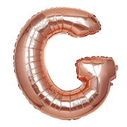 40" Mylar Foil Balloon - Rose Gold Letters BLOON_40RG_G
