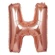 40" Mylar Foil Balloon - Rose Gold Letters BLOON_40RG_H