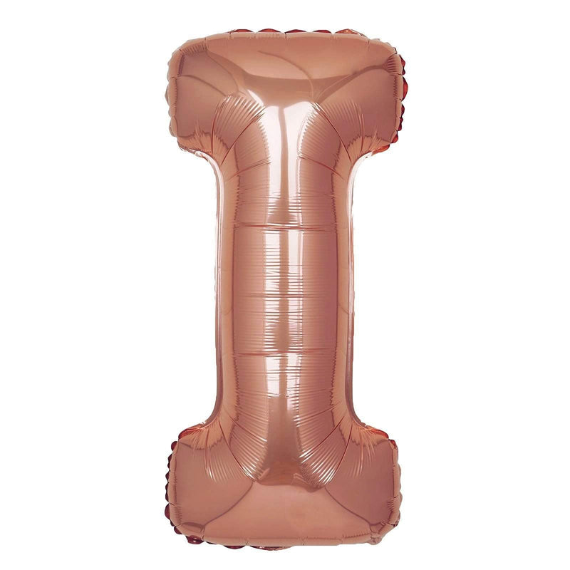 40" Mylar Foil Balloon - Rose Gold Letters BLOON_40RG_I