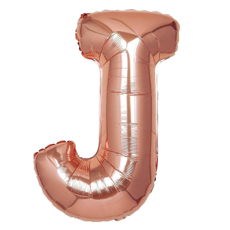 40" Mylar Foil Balloon - Rose Gold Letters BLOON_40RG_J