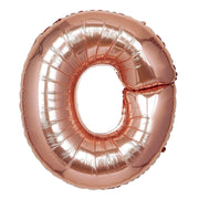 40" Mylar Foil Balloon - Rose Gold Letters BLOON_40RG_O