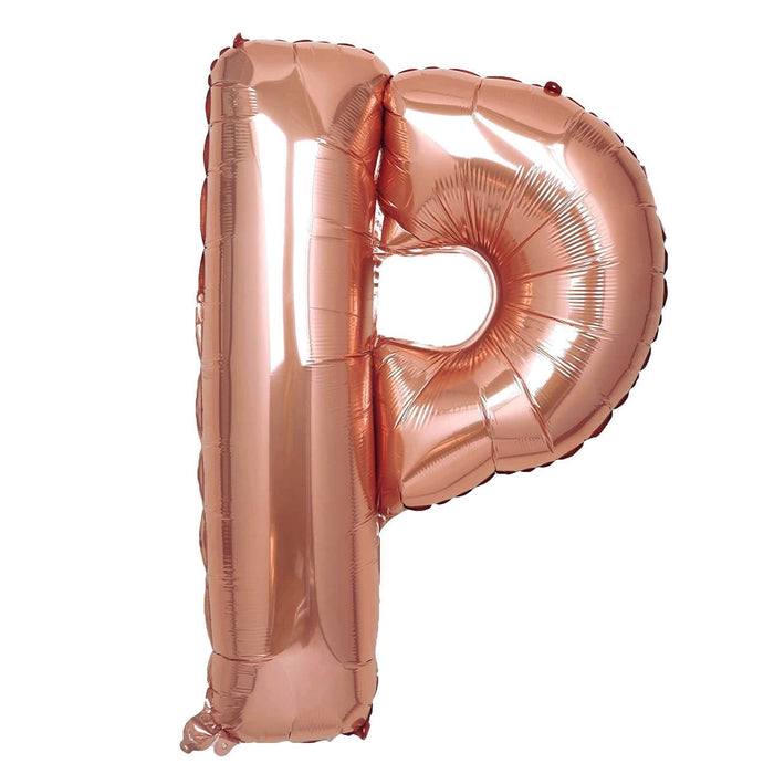 40" Mylar Foil Balloon - Rose Gold Letters BLOON_40RG_P