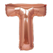40" Mylar Foil Balloon - Rose Gold Letters BLOON_40RG_T