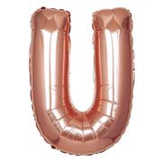 40" Mylar Foil Balloon - Rose Gold Letters BLOON_40RG_U