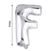 40" Mylar Foil Balloon - Silver Letters