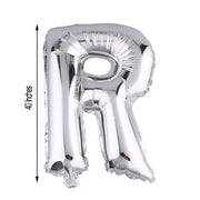 40" Mylar Foil Balloon - Silver Letters