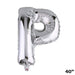 40" Mylar Foil Balloon - Silver Letters BLOON_40S_P