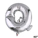 40" Mylar Foil Balloon - Silver Letters BLOON_40S_Q