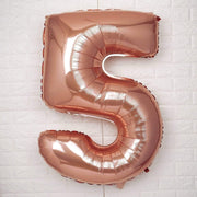 40" Mylar Foil Balloons - Rose Gold Numbers