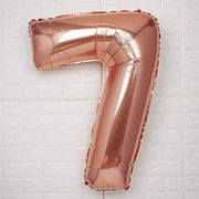 40" Mylar Foil Balloons - Rose Gold Numbers