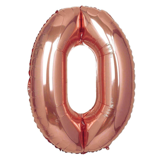 40" Mylar Foil Balloons - Rose Gold Numbers BLOON_40RG_0