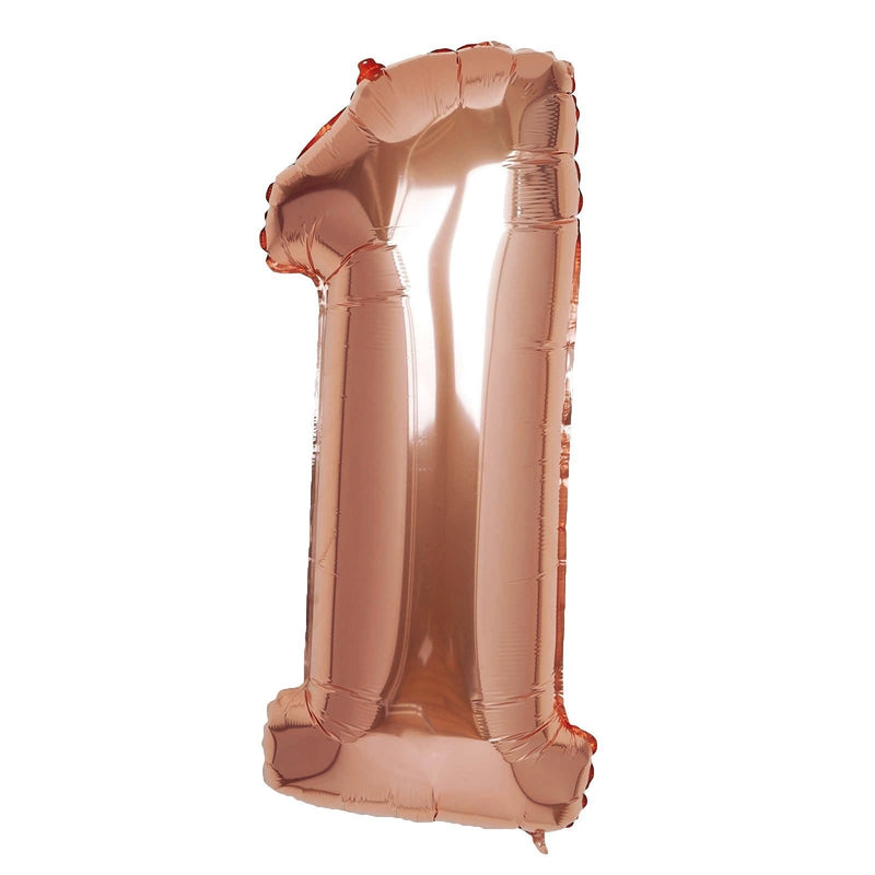 40" Mylar Foil Balloons - Rose Gold Numbers BLOON_40RG_1