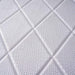 40 sq ft Crisscross 3D Self Adhesive Foam Wall Panels - White WLL_FOAM03_WHT