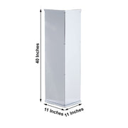 40" tall Acrylic Display Box Floor Standing Centerpiece