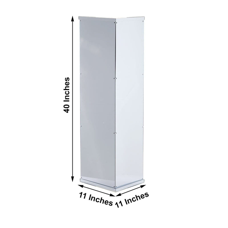 40" tall Acrylic Display Box Floor Standing Centerpiece