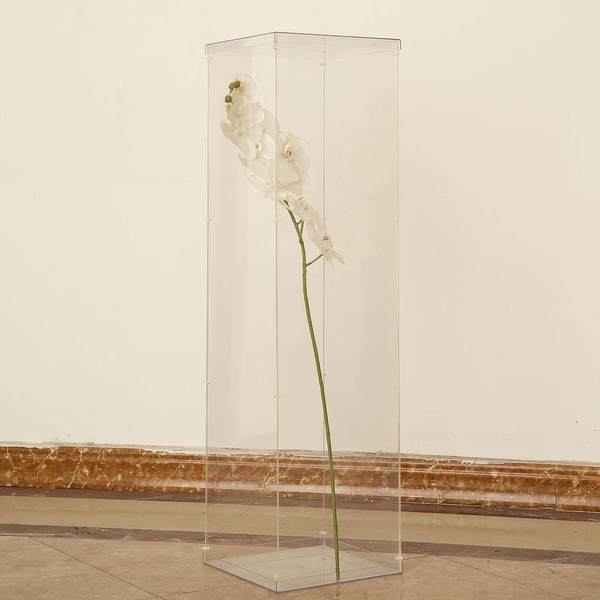 40" tall Acrylic Display Box Floor Standing Centerpiece