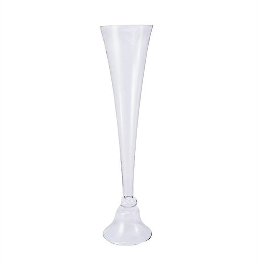 40" tall Reversible Trumpet Glass Vases - Clear VASE_A72_40_CLR