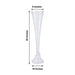 40" tall Reversible Trumpet Glass Vases - Clear VASE_A72_40_CLR