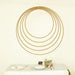 40" wide Round Metal Floral Hoop Wreath Ring - Gold WOD_HOPMET2_40_GOLD