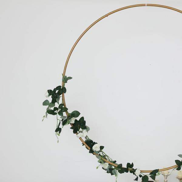 40" wide Round Metal Floral Hoop Wreath Ring