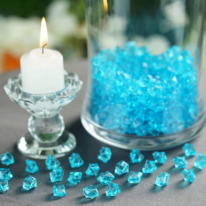 400 pcs Crystal like Acrylic Mini Ice ICE_MINI_TURQ