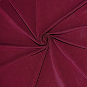 41-50 Gallons Spandex Stretch Round Trash Bin Cover - Burgundy TAB_SPX_TRSB02_BURG