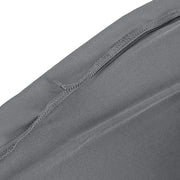 41-50 Gallons Spandex Stretch Round Trash Bin Cover - Charcoal Gray TAB_SPX_TRSB02_044