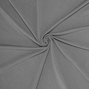 41-50 Gallons Spandex Stretch Round Trash Bin Cover - Charcoal Gray TAB_SPX_TRSB02_044