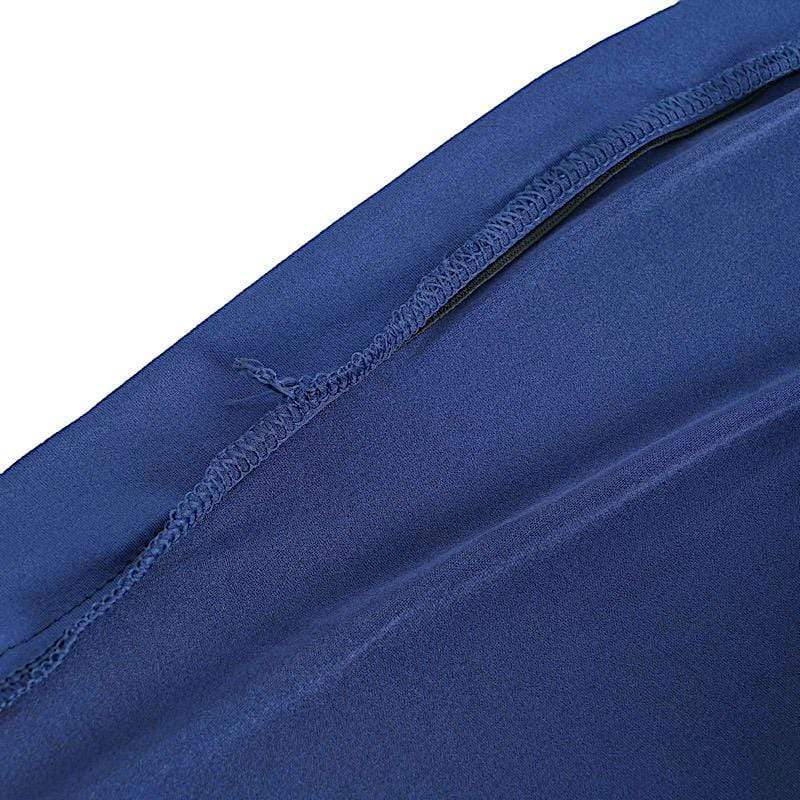 41-50 Gallons Spandex Stretch Round Trash Bin Cover - Navy Blue TAB_SPX_TRSB02_NAVY