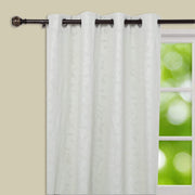 42"-126" long Adjustable Metal Curtain Rod Set with Marble Finials - Brown CUR_ROD004_42126_BRNZ