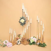 42" tall Candelabra Candle Holder Centerpiece with Glass