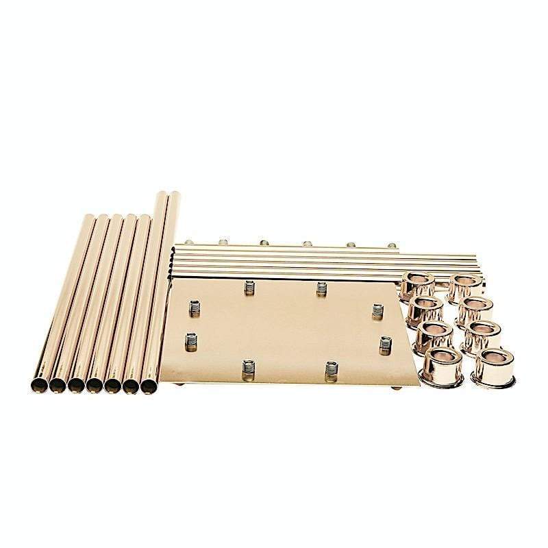 42" tall Candelabra Candle Holder Centerpiece with Glass