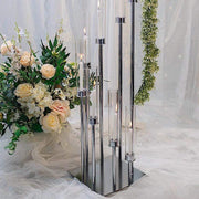 42" tall Candelabra Candle Holder Centerpiece with Glass