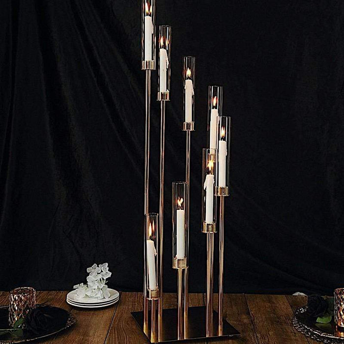 42" tall Candelabra Candle Holder Centerpiece with Glass